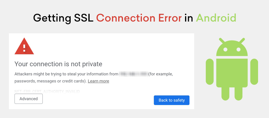 ssl connection error on android