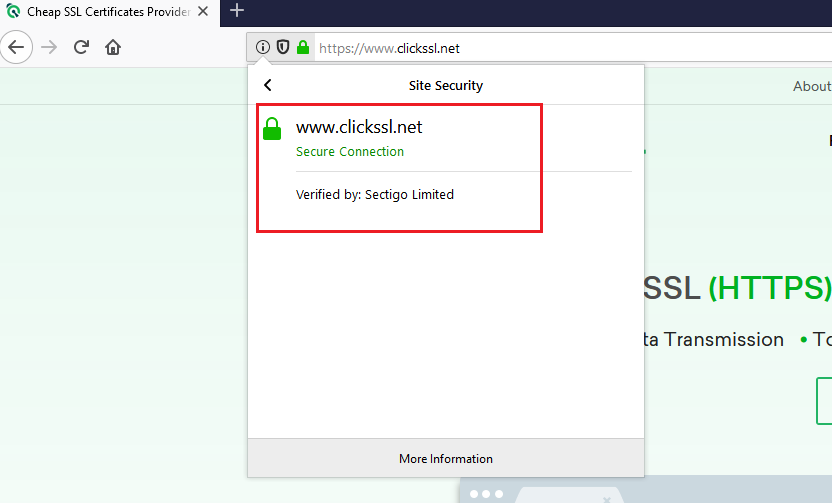 Làm thế nào để xem chi tiết chứng chỉ ssl trong trình duyệt firefox