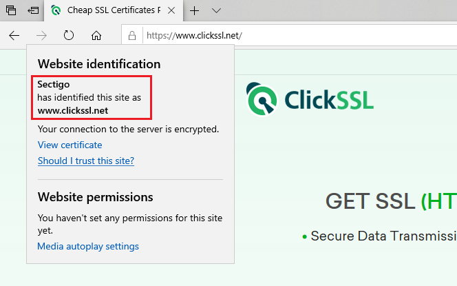 how to view ssl certificate details in microsoft edge