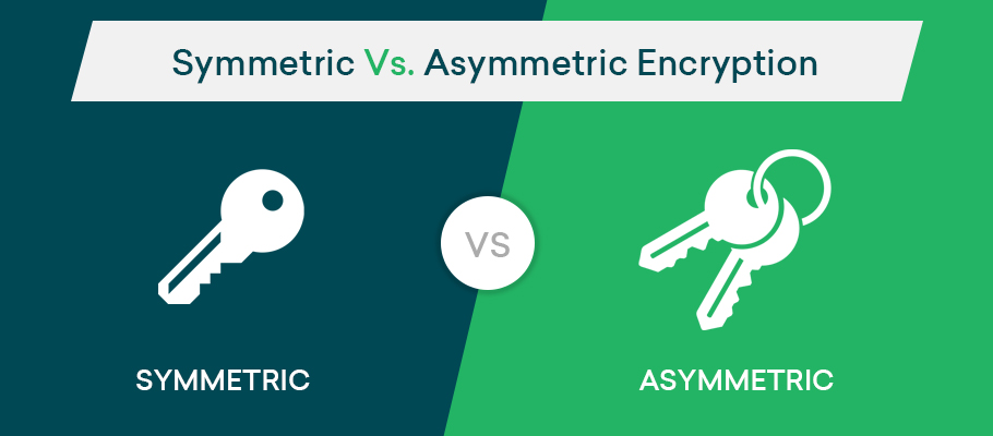 symmetric encryption vs asymmetric encryption