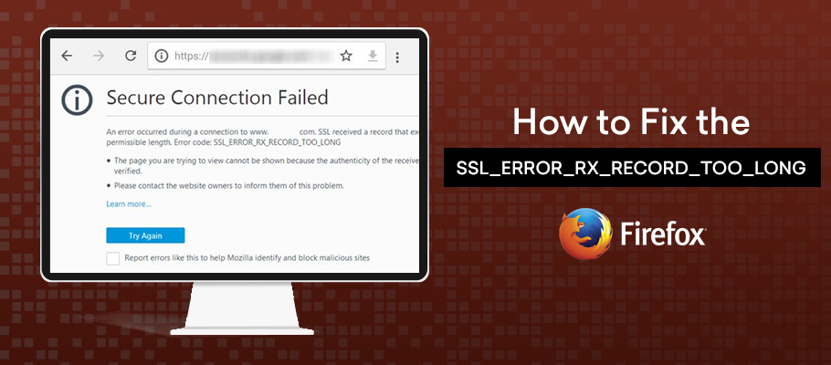 ssl error rx record too long firefox