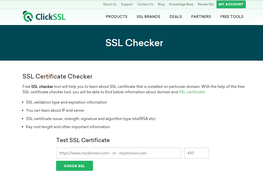 ssl checker tool