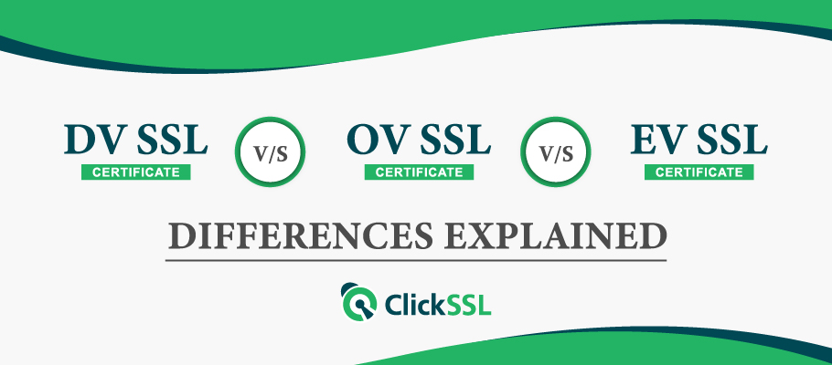 dv ssl vs ov ssl vs ev ssl certificate