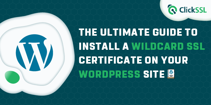 install wildcard ssl certificate on wordpress