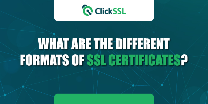 ssl certificate format