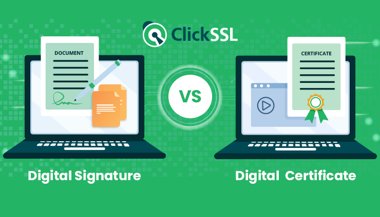 digital signature vs digital certificate