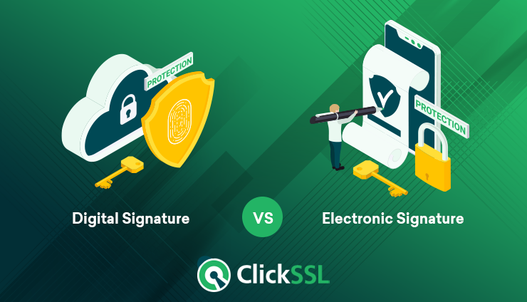 digital signature vs electronic signature