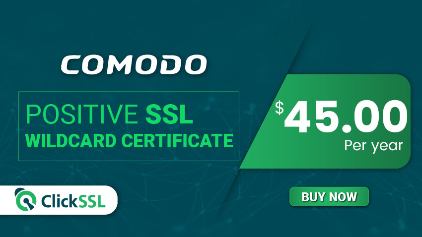 Comodo PositiveSSL Multi Domain Wildcard