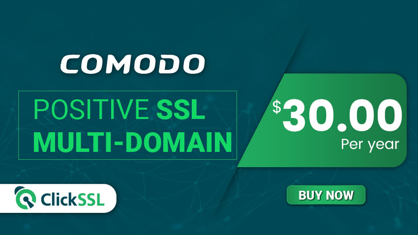 Comodo PositiveSSL Multi Domain Certificate