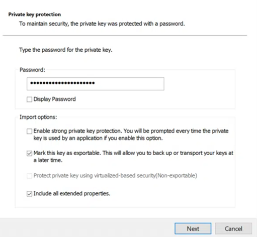 private key protection