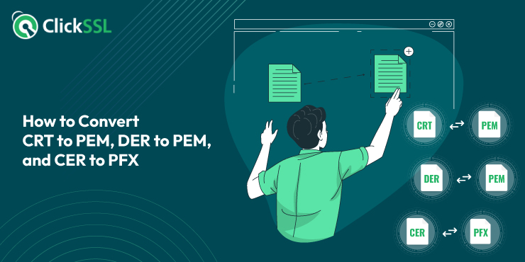 how to convert crt to pem der to pem and cer to pfx