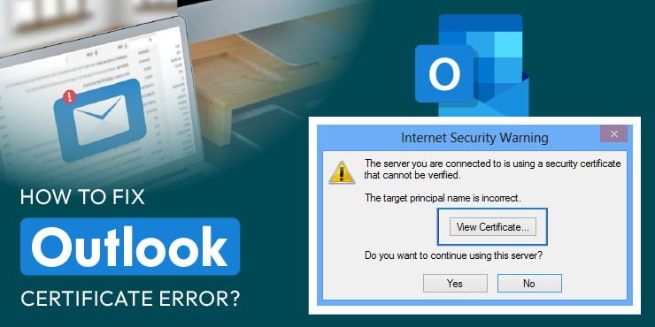 Outlook Certificate Error